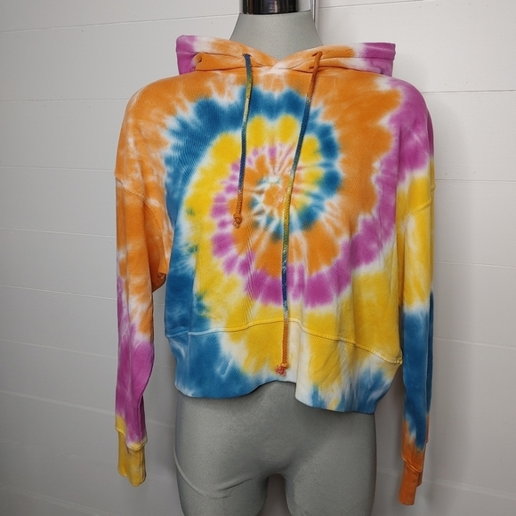 DAYDREAMER Double Trouble Tie Dye Hoodie XS - Picture 2 of 11